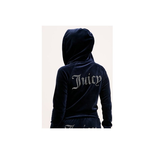 Juicy Couture Diamante Velour Ζακέτα Βελουτέ Γυναικεία (JCWA122001 131)