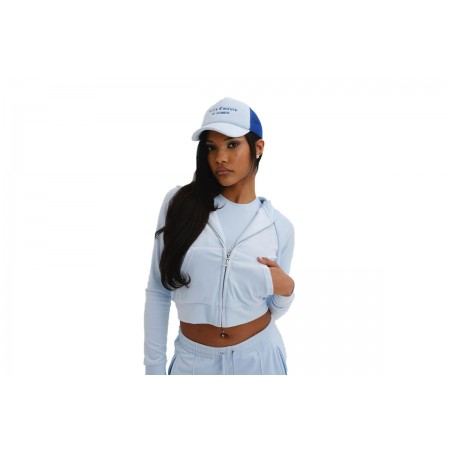 Juicy Couture Velour  With Juicy Logo Ζακέτα Με Κουκούλα Γυναικεία 