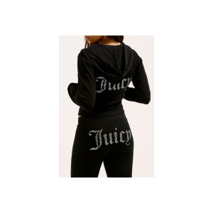 Juicy Couture Single Jersey Ola Ζακέτα Βαμβακερή Γυναικεία (JCWAS125310 101)