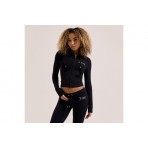 Juicy Couture Oola Diamante Jersey Ζακέτα Βαμβακερή Γυναικεία (JCWAS126306 101)