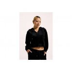 Juicy Couture Madison Γυναικεία Ζακέτα Βελουτέ με Κουκούλα