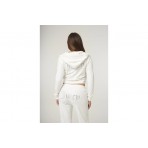 Juicy Couture Madison Γυναικεία Ζακέτα Βελουτέ με Κουκούλα Ζαχαρί