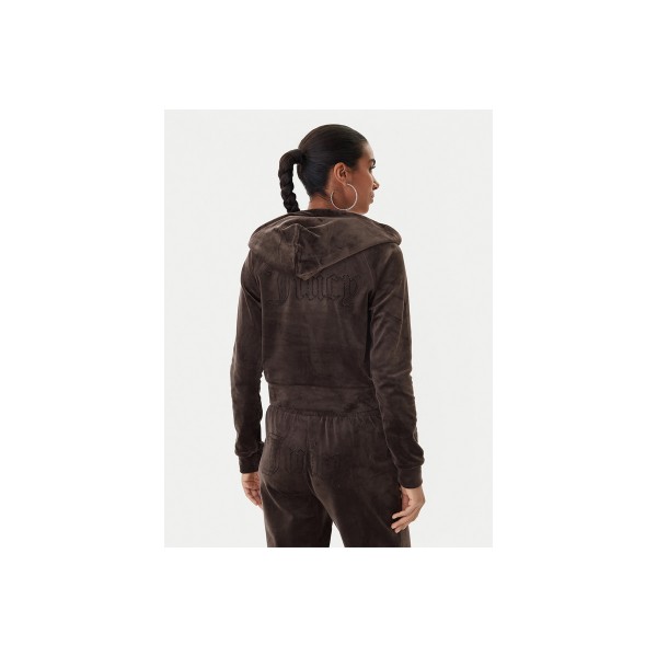 Juicy Couture Madison Outline Diamante Ζακέτα Βελουτέ Γυναικεία (JCWAS225306 193)