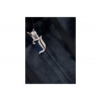 Juicy Couture Halan Γυναικεία Ζακέτα Βελουτέ με Κουκούλα Μπλε Σκούρο