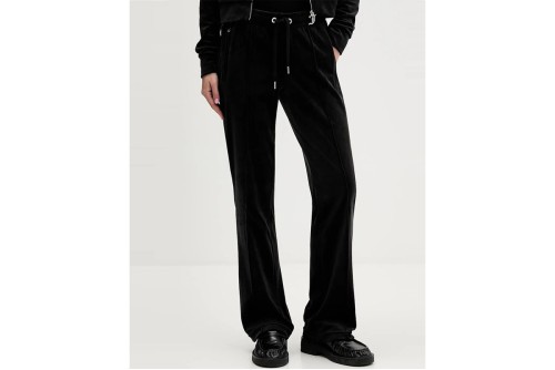 Juicy Couture Tina Velour Outline Diamante Παντελόνι Φόρμας Γυναικείο (JCWBJ126327 101)