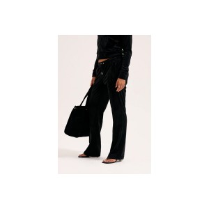 Juicy Couture Outline Diamante Wide Leg Παντελόνι Φόρμας Γυναικείο (JCWBJ225307 101)