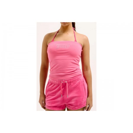 Juicy Couture Babey Jersey Babey Μπλούζα Αμάνικη Γυναικεία 