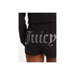 Juicy Couture Hot Luxury Jersey Diamante Σορτς Αθλητικό Γυναικείο (JCWHS125312 101)