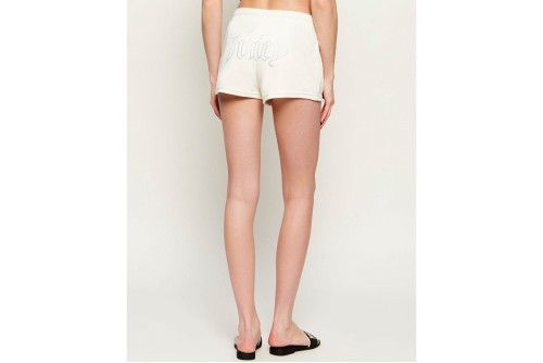 Juicy Couture Tamia Velour Outline Diamante Σορτς Αθλητικό Γυναικείο (JCWHS126305 181)