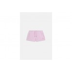 Juicy Couture Tamia Velour Outline Diamante Γυναικείο Αθλητικό Σορτς Ροζ