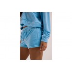 Juicy Couture Tamia Velour Outline Diamante Γυναικείο Αθλητικό Σορτς Γαλάζιο