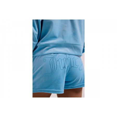 Juicy Couture Tamia Velour Outline Diamante Σορτς Αθλητικό Γυναικείο (JCWHS126305 537)
