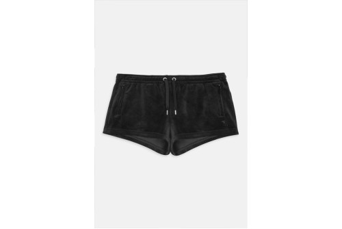 Juicy Couture Jersey Roll Down Diamante Σορτς Αθλητικό Γυναικείο (JCWHS126307 101)