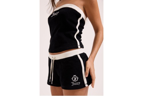 Juicy Couture Applique Terry Booty Σορτς Αθλητικό Γυναικείο (JCWHS126315 101)