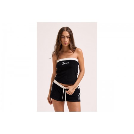 Juicy Couture Applique Terry Boob Tube Top Αμάνικο Γυναικείο (JCWSC126314 101)