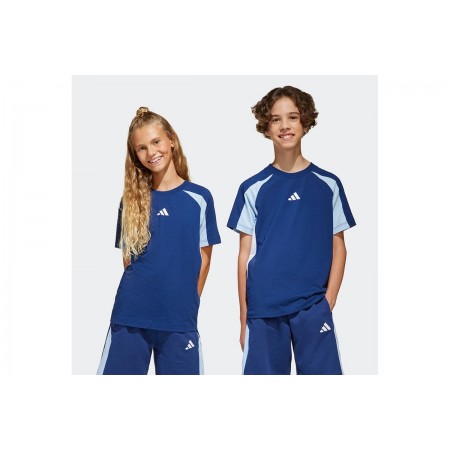 Adidas Performance Sportswear Παιδικό Κοντομάνικο T-Shirt Μπλε Σκούρο