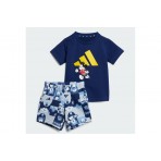 Adidas Performance Disney Mickey Mouse Παιδικό Σετ Κοντομάνικη Μπλούζα - Σορτς