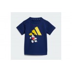 Adidas Performance Disney Mickey Mouse Παιδικό Σετ Κοντομάνικη Μπλούζα - Σορτς