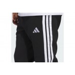 Adidas Performance Essentials 3-Stripes Fleece Παντελόνι Φόρμας Ανδρικό (JD1861)