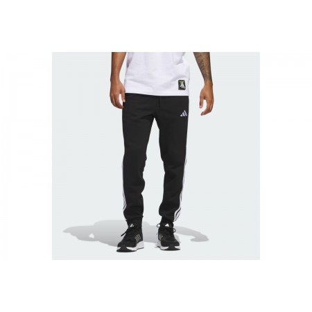 Adidas Performance Essentials 3-Stripes Fleece Παντελόνι Φόρμας Ανδρικό 
