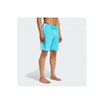 Adidas Performance 3-Stripes Swim Ανδρικό Μαγιό Σορτς Γαλάζιο