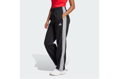 Adidas Performance Essentials 3-Stripes Fleece Παντελόνι Φόρμας Γυναικείο (JE1300)