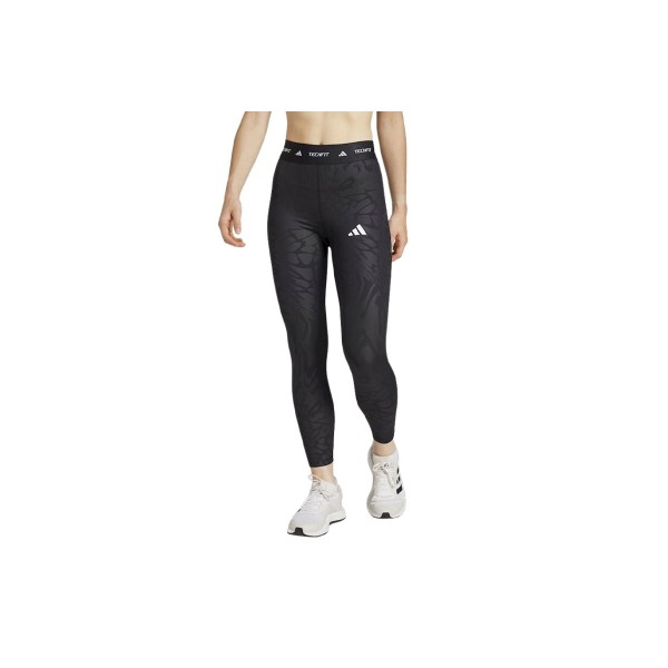 Adidas Performance Techfit Printed Κολάν 7-8 Γυναικείο (JE3644)