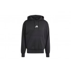 Adidas Performance Feelcozy Ανδρικό Φούτερ με Κουκούλα Μαύρο