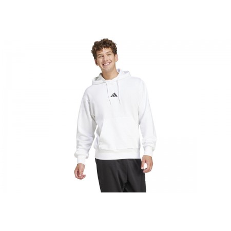 Adidas Performance Feelcozy Ανδρικό Φούτερ με Κουκούλα Λευκό