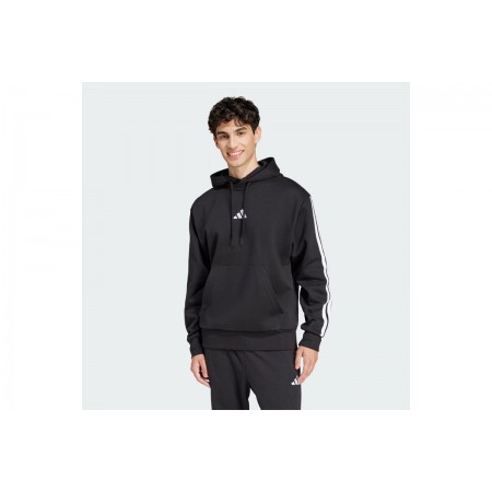 Adidas Performance Essentials 3-Stripes Fleece Hoodie Ανδρικό (JE6297)