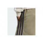 Adidas Performance Essential 3-Stripes Ανδρική Αθλητική Βερμούδα Χακί, Μαύρη