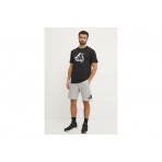 Adidas Essentials Big Logo French Terry Ανδρική Βερμούδα Γκρι