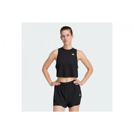 Adidas Performance Train Essentials Boxy Crop Top Αμάνικο Γυναικείο 
