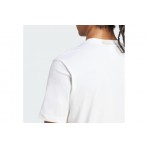 Adidas Performance Essentials Small Logo Single Jersey Ανδρικό Κοντομάνικο T-Shirt Λευκό