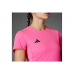 Adidas Performance Adizero Essentials Running Γυναικείο Κοντομάνικο T-Shirt Ροζ