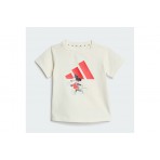 Adidas Performance Disney Mickey Mouse Βρεφικό - Παιδικό Σετ Κοντομάνικη Μπλούζα - Σορτς