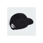 Adidas Performance New Logo Καπέλο Strapback Μαύρο, Λευκό