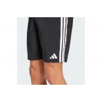 Adidas Performance 3-Stripes Swim Ανδρικό Μαγιό Σορτς Μαύρο
