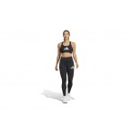 Adidas Performance Powerreact Big Logo Graphic Γυναικείο Μπουστάκι Μαύρο, Λευκό