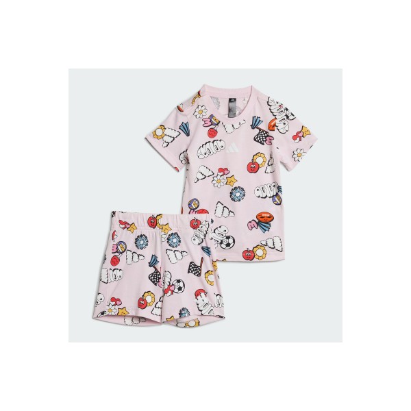 Adidas Performance Seasonal Fun Allover Print Σετ Με Σορτς (JI6235)