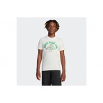 Adidas Performance Sportswear Lounge Pizza Παιδικό Κοντομάνικο T-Shirt Εκρού