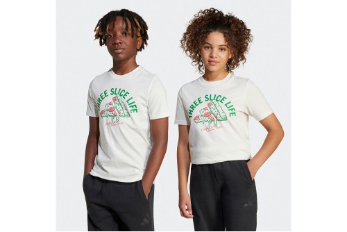 Adidas Performance Lounge Pizza Graphic T-Shirt (JI6678)