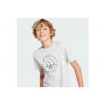 Adidas Performance Fun Graphic Παιδικό Κοντομάνικο T-Shirt Γκρι