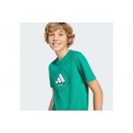Adidas Performance Fun Graphic Παιδικό Κοντομάνικο T-Shirt Πράσινο
