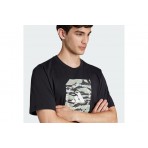 Adidas Performance Camo Shape Graphic Ανδρικό Κοντομάνικο T-Shirt Μαύρο