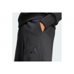 Adidas All SZN Fleece Γυναικείο Παντελόνι Φόρμας Μαύρο