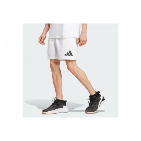 Adidas Performance Z.N.E. Ανδρική Αθλητική Βερμούδα Λευκή