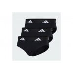 Adidas Performance Active Flex Cotton Ανδρικά Εσώρουχα Σλιπ 3 Τεμάχια