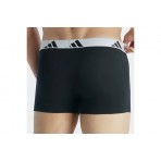 Adidas Performance Active Flex Cotton Ανδρικά Boxer Εσώρουχα Μαύρα, Λευκά 3 Τεμάχια