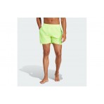 Adidas Performance Solid CLX Short Ανδρικό Μαγιό Σορτς Λαχανί